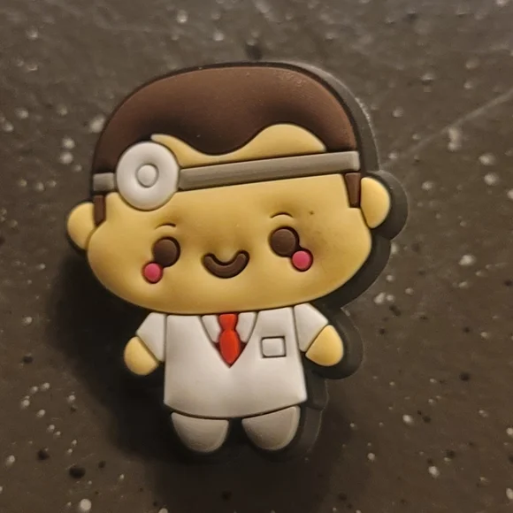 NEW Doctor Cartoon Cute Anime Croc Charm - Picture 3 of 4